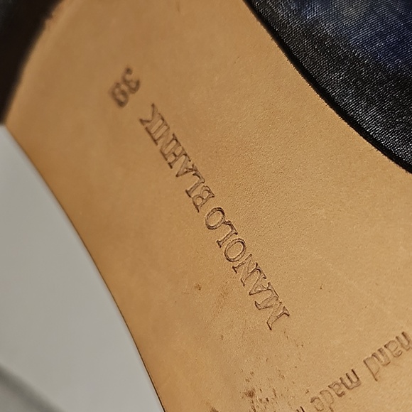 Manolo Blahnik satin blue flats European size 39/US size 8 - Picture 9 of 11